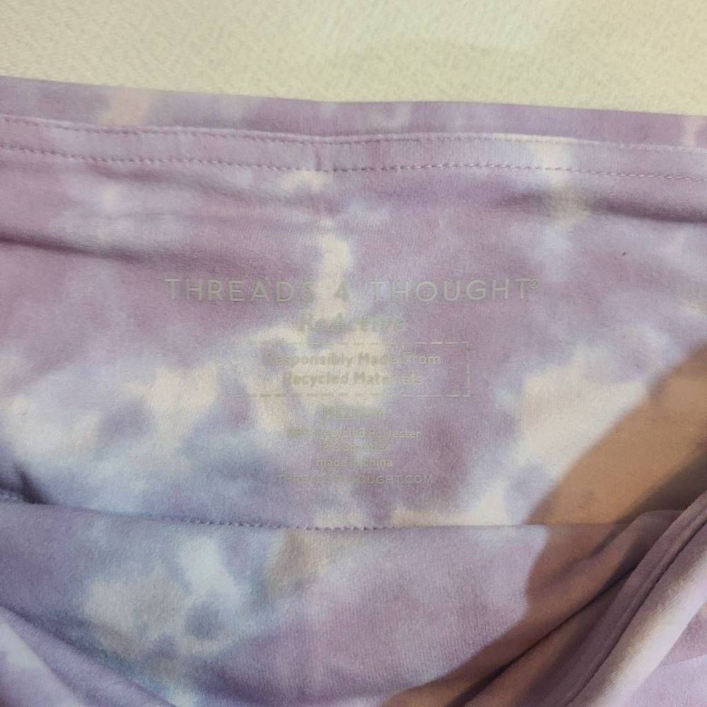 Thread 4 Thought Purple Tie‎ Die Shorts Size Medium - Picture 4 of 6